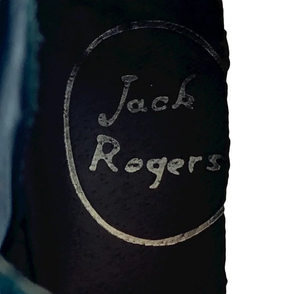 JACK‎ ROGERS Chandler Black Leather Whipstitch Zip Booties